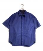 sacaiサカイ）の古着「Moleskin Shirt」｜ネイビー