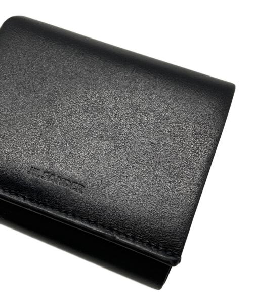 JIL SANDER（ジルサンダー）JIL SANDER (ジルサンダー) コンパクトウォレット ブラックの古着・服飾アイテム