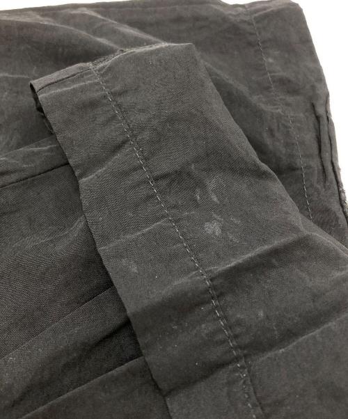 song for the mute（ソングフォーザミュート）Song for the Mute (ソングフォーザミュート) ELASTICATED WIDE LEG DRESS PANT/エラスティケ―テッド ワイドレッグ ドレスパンツ ブラック サイズ:44の古着・服飾アイテム