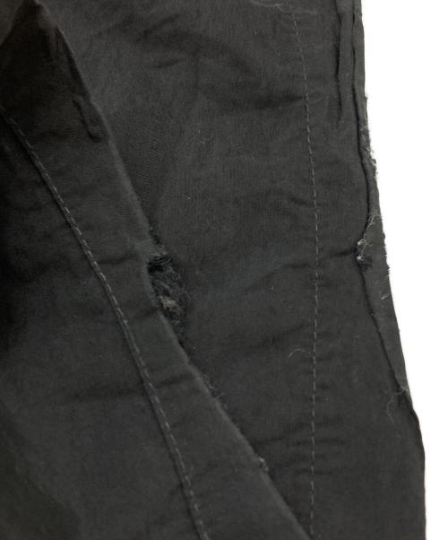 song for the mute（ソングフォーザミュート）Song for the Mute (ソングフォーザミュート) ELASTICATED WIDE LEG DRESS PANT/エラスティケ―テッド ワイドレッグ ドレスパンツ ブラック サイズ:44の古着・服飾アイテム