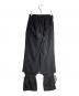 Song for the Mute (ソングフォーザミュート) ELASTICATED WIDE LEG DRESS PANT/エラスティケ―テッド ワイドレッグ ドレスパンツ ブラック サイズ:44：16000円