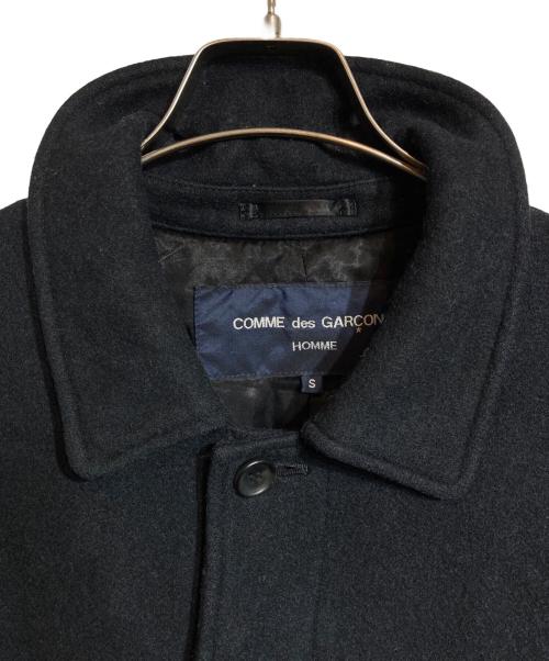 COMME des GARCONS HOMME（コムデギャルソン オム）COMME des GARCONS HOMME (コムデギャルソン オム) ウーステンカラーコート ブラック サイズ:Sの古着・服飾アイテム