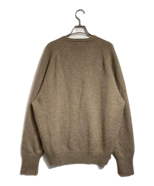 KAPTAIN SUNSHINE（キャプテンサンシャイン）KAPTAIN SUNSHINE (キャプテンサンシャイン) Cashmere V-Neck Pullover ブラウン サイズ:36の古着・服飾アイテム