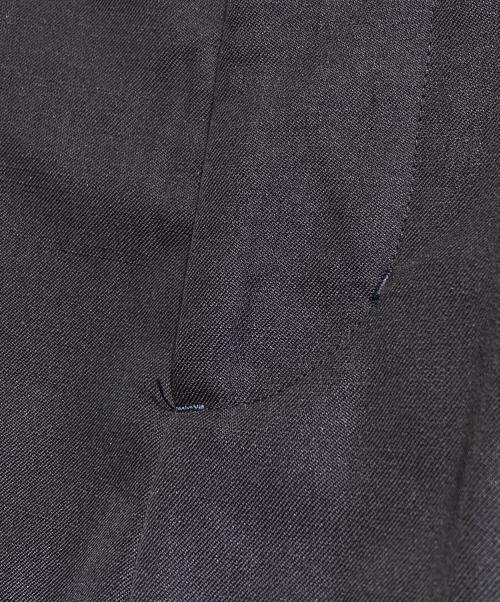 nobuyuki matsui（ノブユキマツイ）nobuyuki matsui (ノブユキマツイ) モヘアスラックス ネイビー サイズ:3の古着・服飾アイテム