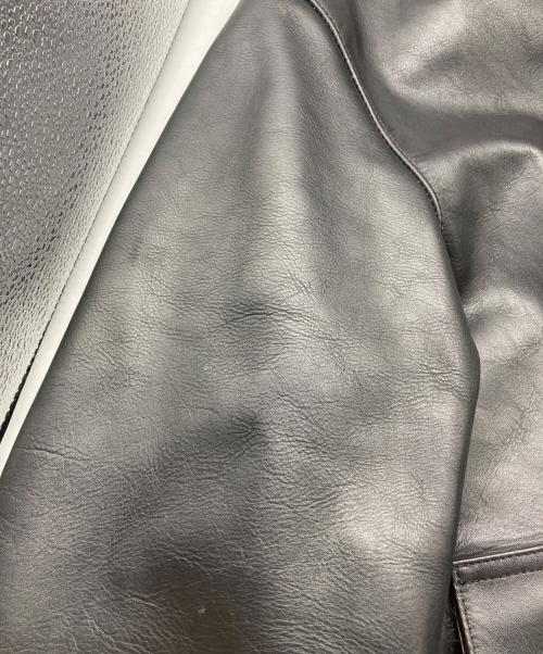 Thee Hysteric XXX（ジィ ヒステリックトリプルエックス）Thee Hysteric XXX (ジィ ヒステリックトリプルエックス) カウレザーA-1ジャケット ブラック サイズ:Ｓの古着・服飾アイテム