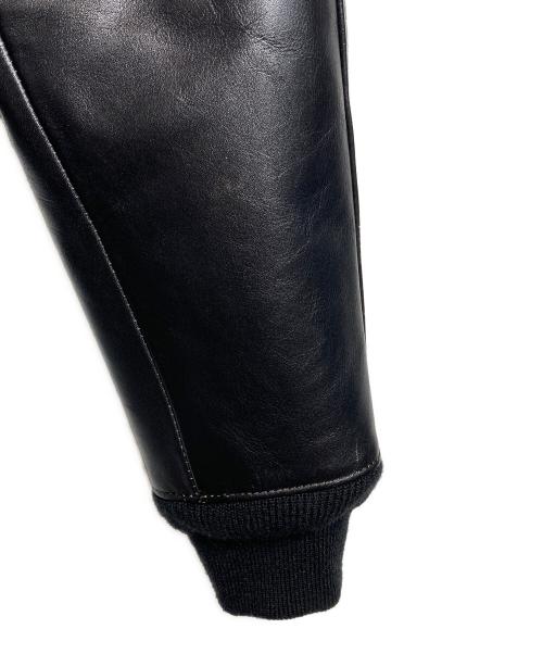 Thee Hysteric XXX（ジィ ヒステリックトリプルエックス）Thee Hysteric XXX (ジィ ヒステリックトリプルエックス) カウレザーA-1ジャケット ブラック サイズ:Ｓの古着・服飾アイテム