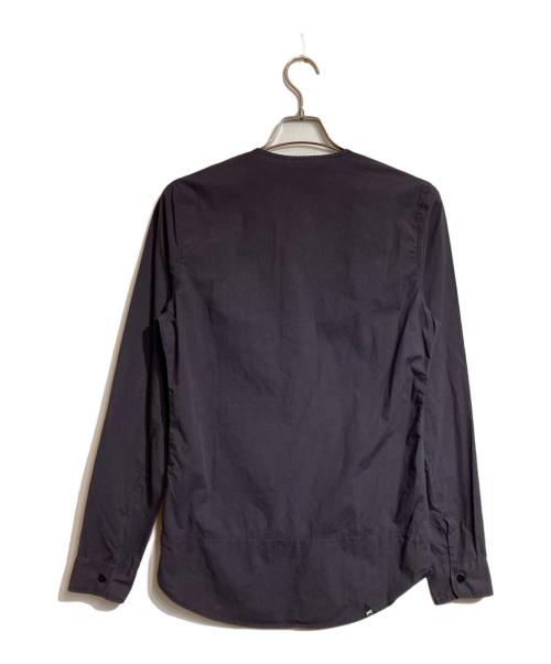 Denham（デンハム）Denham (デンハム) バンドカラーシャツ グレー サイズ:XSの古着・服飾アイテム