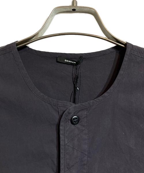 Denham（デンハム）Denham (デンハム) バンドカラーシャツ グレー サイズ:XSの古着・服飾アイテム