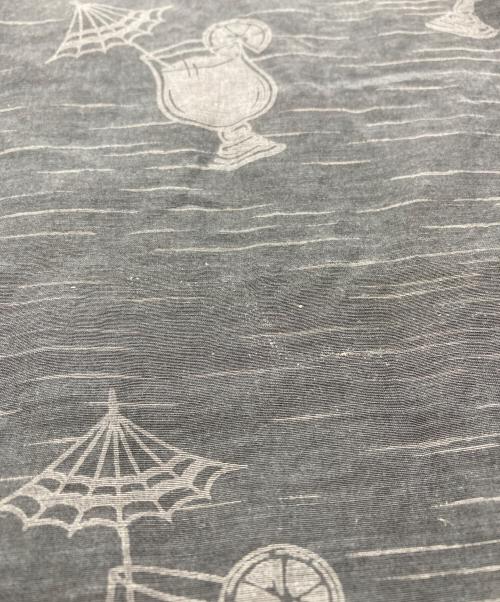 Thee Hysteric XXX（ジィ ヒステリックトリプルエックス）Thee Hysteric XXX (ジィ ヒステリックトリプルエックス) 総柄開襟シャツ グレー サイズ:Mの古着・服飾アイテム