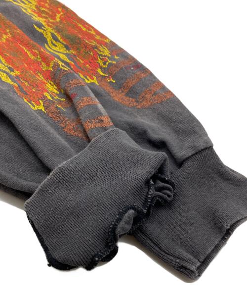 SAINT MICHAEL（セントマイケル）SAINT MICHAEL (セントマイケル) LS TEE/LIVE IN HELL グレー サイズ:XLの古着・服飾アイテム