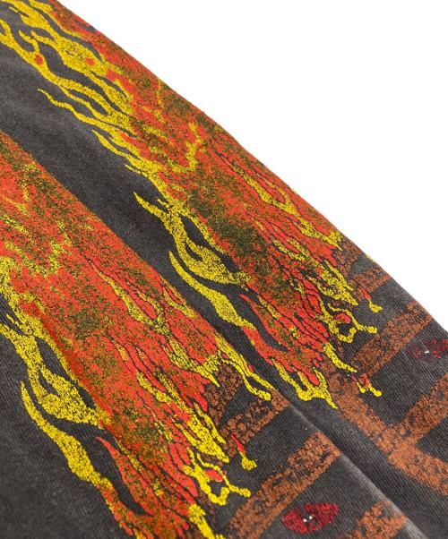 SAINT MICHAEL（セントマイケル）SAINT MICHAEL (セントマイケル) LS TEE/LIVE IN HELL グレー サイズ:XLの古着・服飾アイテム