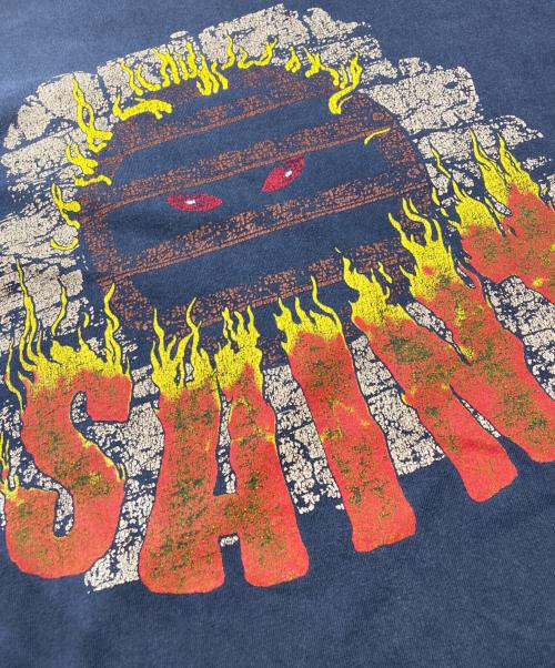 SAINT MICHAEL（セントマイケル）SAINT MICHAEL (セントマイケル) LS TEE/LIVE IN HELL グレー サイズ:XLの古着・服飾アイテム