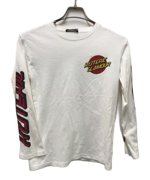 HYSTERIC MINI（ヒステリックミニ）HYSTERIC MINI (ヒステリックミニ) プリントカットソー ホワイト サイズ:140の古着・服飾アイテム