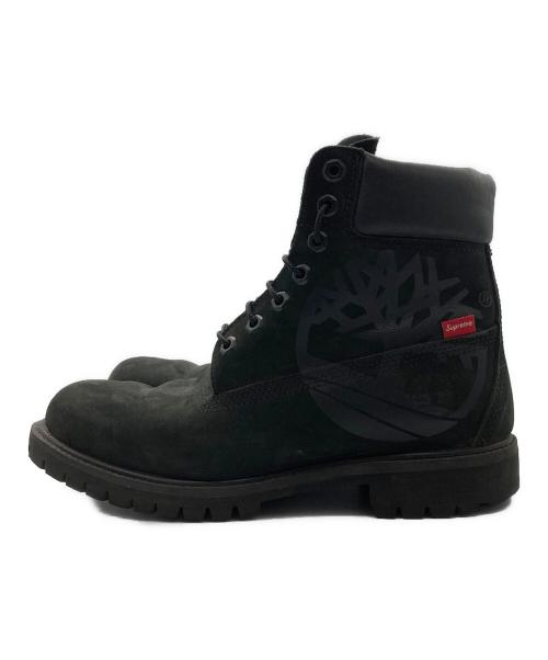 Timberland（ティンバーランド）Timberland (ティンバーランド) SUPREME (シュプリーム) Big Logo 6 Inch Premium Waterproof Boot ブラック サイズ:8Mの古着・服飾アイテム