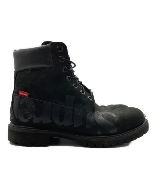 Timberland（ティンバーランド）Timberland (ティンバーランド) SUPREME (シュプリーム) Big Logo 6 Inch Premium Waterproof Boot ブラック サイズ:8Mの古着・服飾アイテム