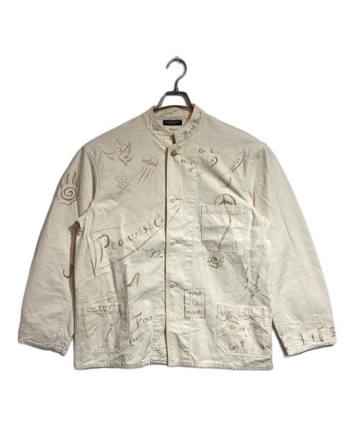 GLAD HAND（グラッドハンド）GLAD HAND (グラッドハンド) PEANUTS (ピーナッツ) GOOD LIFE - JACKET ベージュ サイズ:Lの古着・服飾アイテム