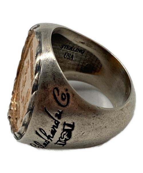 GLAD HAND（グラッドハンド）GLAD HAND (グラッドハンド) コインリング ブラウン×シルバー サイズ:なしの古着・服飾アイテム