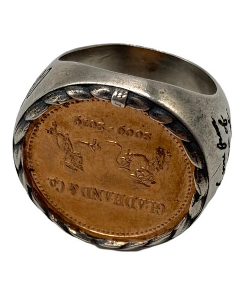 GLAD HAND（グラッドハンド）GLAD HAND (グラッドハンド) コインリング ブラウン×シルバー サイズ:なしの古着・服飾アイテム