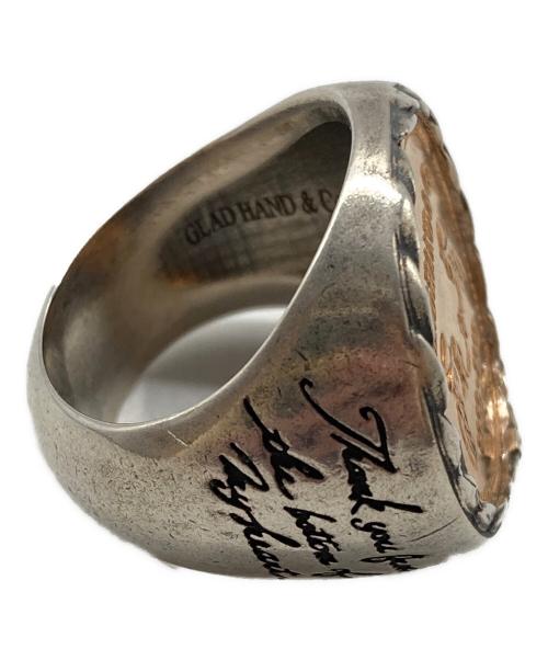 GLAD HAND（グラッドハンド）GLAD HAND (グラッドハンド) コインリング ブラウン×シルバー サイズ:なしの古着・服飾アイテム