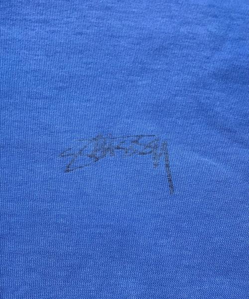 stussy（ステューシー）stussy (ステューシー) LAZY TEE ブルー サイズ:Lの古着・服飾アイテム