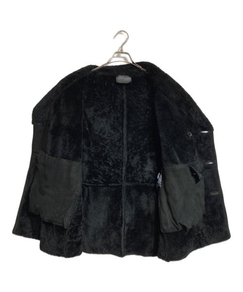 PRADA（プラダ）PRADA (プラダ) シープスキンムートンジャケット ブラック サイズ:52の古着・服飾アイテム