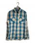 RRL（ダブルアールエル）の古着「チェックヘビーネルシャツ」｜ブルー