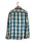 RRL (ダブルアールエル) チェックヘビーネルシャツ ブルー サイズ:M：14000円