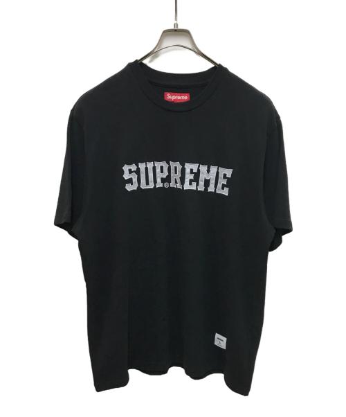 SUPREME（シュプリーム）SUPREME (シュプリーム) Twill Applique S/S Top ブラック サイズ:Lの古着・服飾アイテム