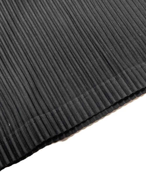 HOMME PLISSE ISSEY MIYAKE（オム プリッセ イッセイ ミヤケ）HOMME PLISSE ISSEY MIYAKE (オム プリッセ イッセイ ミヤケ) プリーツカットソー ブラック サイズ:3の古着・服飾アイテム