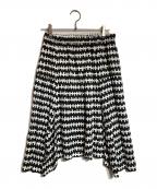 COMME des GARCONS COMME des GARCONSコムデギャルソン コムデギャルソン）の古着「総柄スカート」｜ブラック