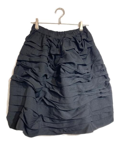 COMME des GARCONS COMME des GARCONS（コムデギャルソン コムデギャルソン）COMME des GARCONS COMME des GARCONS (コムデギャルソン コムデギャルソン) ポリ縮絨バルーンスカート ブラック サイズ:XSの古着・服飾アイテム