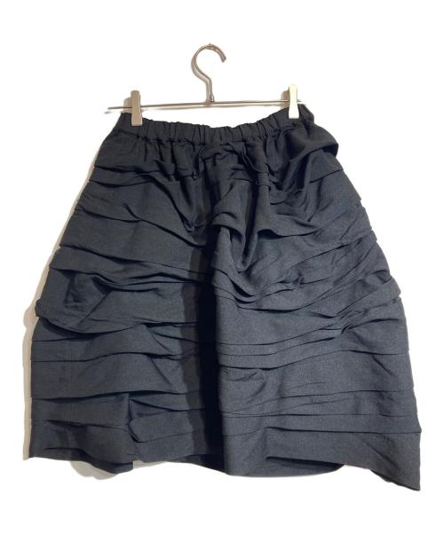 COMME des GARCONS COMME des GARCONS（コムデギャルソン コムデギャルソン）COMME des GARCONS COMME des GARCONS (コムデギャルソン コムデギャルソン) ポリ縮絨バルーンスカート ブラック サイズ:XSの古着・服飾アイテム