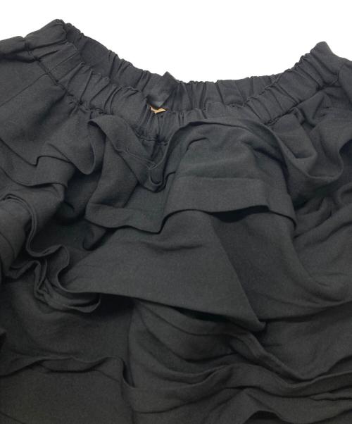 COMME des GARCONS COMME des GARCONS（コムデギャルソン コムデギャルソン）COMME des GARCONS COMME des GARCONS (コムデギャルソン コムデギャルソン) ポリ縮絨バルーンスカート ブラック サイズ:XSの古着・服飾アイテム