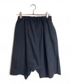 COMME des GARCONS COMME des GARCONSコムデギャルソン コムデギャルソン）の古着「エステルショートサルエルパンツ」｜ブラック