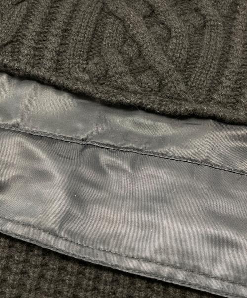 sacai（サカイ）sacai (サカイ) ナイロンドッキングセーター ブラック サイズ:1の古着・服飾アイテム
