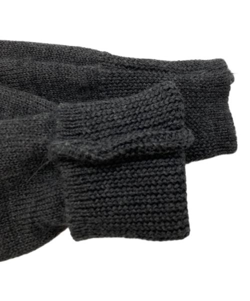 sacai（サカイ）sacai (サカイ) ウールナイロンニットブルゾン グレー サイズ:1の古着・服飾アイテム