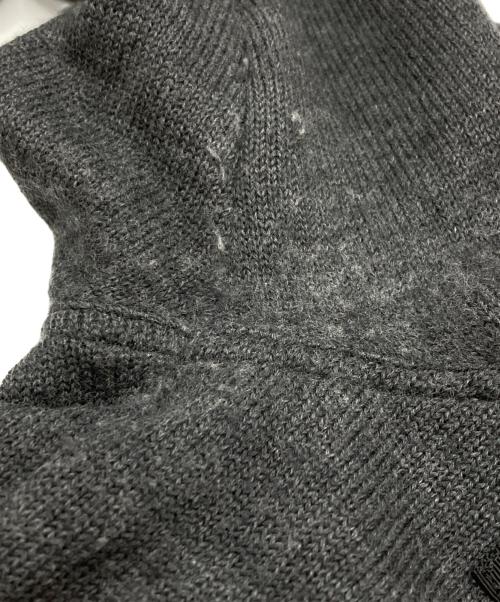 sacai（サカイ）sacai (サカイ) ウールナイロンニットブルゾン グレー サイズ:1の古着・服飾アイテム