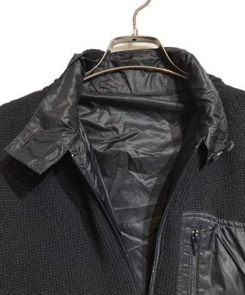 sacai（サカイ）sacai (サカイ) ニット×ナイロンドッキングジャケット ブラック サイズ:1の古着・服飾アイテム