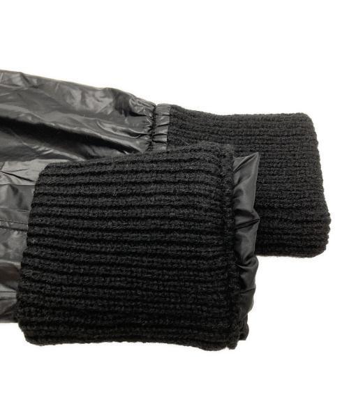 sacai（サカイ）sacai (サカイ) ニット×ナイロンドッキングジャケット ブラック サイズ:1の古着・服飾アイテム