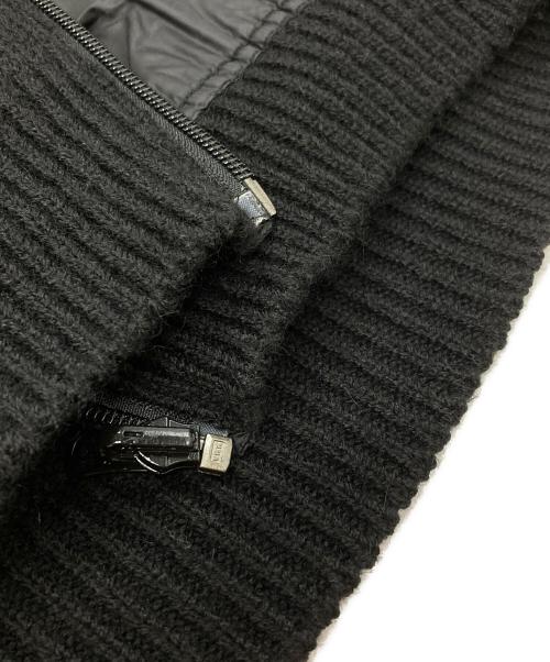 sacai（サカイ）sacai (サカイ) ニット×ナイロンドッキングジャケット ブラック サイズ:1の古着・服飾アイテム