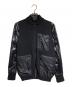 sacai（サカイ）の古着「ニット×ナイロンドッキングジャケット」｜ブラック