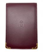 Cartierカルティエ）の古着「パスケース」｜レッド