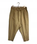ISSEY MIYAKE MENイッセイミヤケメン）の古着「タックサルエルパンツ」｜ベージュ