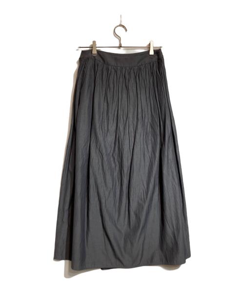 08sircus（ゼロエイトサーカス）08sircus (ゼロエイトサーカス) ギャザーラップスカート グレー サイズ:1の古着・服飾アイテム