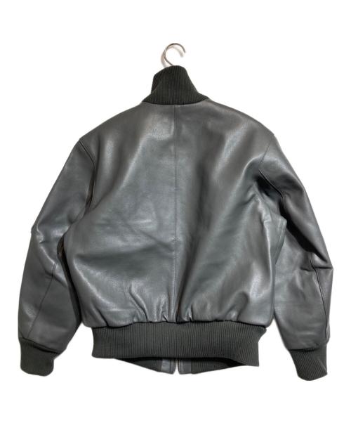 MORGAN MEMPHIS BELLE（モーガン メンフィス ベル）MORGAN MEMPHIS BELLE (モーガン メンフィス ベル) レザーフライトジャケット グレー サイズ:Lの古着・服飾アイテム