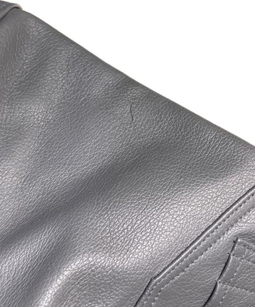 MORGAN MEMPHIS BELLE（モーガン メンフィス ベル）MORGAN MEMPHIS BELLE (モーガン メンフィス ベル) レザーフライトジャケット グレー サイズ:Lの古着・服飾アイテム