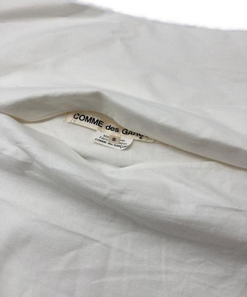 COMME des GARCONS（コムデギャルソン）COMME des GARCONS (コムデギャルソン) 変形ハイネックカットソー ホワイト サイズ:Sの古着・服飾アイテム