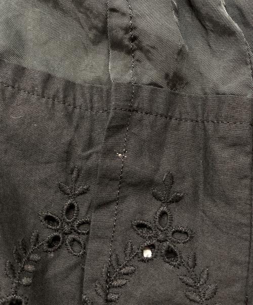 tricot COMME des GARCONS（トリココムデギャルソン）tricot COMME des GARCONS (トリココムデギャルソン) キュプラレースコンビスカート ブラック サイズ:1の古着・服飾アイテム