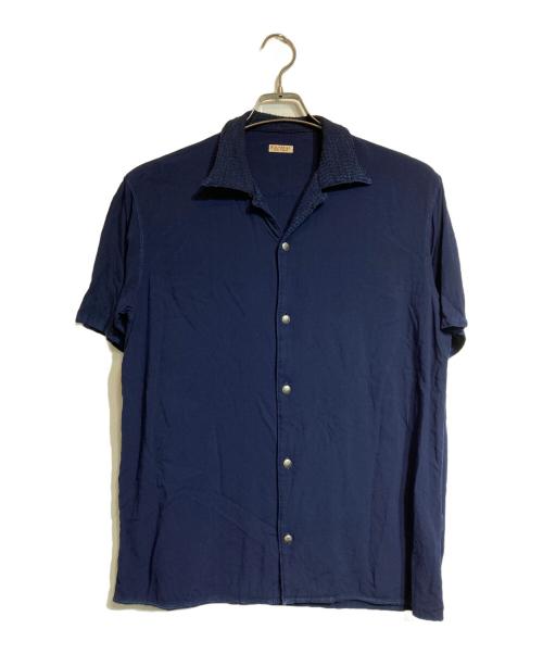 KAPITAL（キャピタル）KAPITAL (キャピタル) 刺し子アロハシャツ ネイビー サイズ:4の古着・服飾アイテム