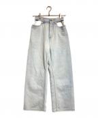 Maison Margielaメゾンマルジェラ）の古着「カットアウト 5ポケット ストーンウォッシュデニム」｜ブルー